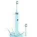 Powerful Electric Toothbrush for Adults Rechargeable Sonic Toothbrush with Timer Soft Polished Bristles Super Efficient Quiet Motor 50 Days Battery Life Green