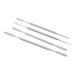 Healvian 4 pi ces B tonnets Manucure Acier Inoxydable Spatules Cosm tiques Multi-formes pour M lange Maquillage Outil Professionnel et Personnel Compact