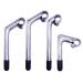 SENQI 22.225.4mm Electroplating Gooseneck Stem Aluminum Alloy Stems with Teeth BSB040 silver 80220240