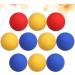 Healeved 10-Pack Professional Silicone Lacrosse Balls - 6.2cm Massage Sports Balls for Hockey & Rackets - Buy Online on GoSupps.com