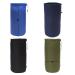 Augbunny Durable Drawstring Water Resistant Dust Flap Stuff Sack Bag 4-Pack Black, Navy, Blue, Green Large