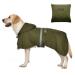 KOOGAL Pet Large Dog Raincoat Apparel Poncho Waterproof for Medium Large Sized for Dog Raincoat Clothes Jacket (6XL, Green) 6XL Green