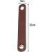 Qialexicon Leather Shoulder Strap Pad Detachable Replacement for Tote Handbag Laptop Case brown - Buy Online on GoSupps.com