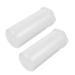 Frcolor 2 pieces and brush box razor brush travel owner Razor travel case men's rasier brushwood storage beard holder Razor bracket holder men 5x5.5cm transparent