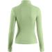 Women's Solid Color Turtleneck Sweater - Slim Fit Long Sleeve Knitted Pullover in Medium Green - Buy Online on GoSupps.com