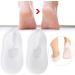 Silicone Gel Moisturizing Socks - Foot Care Tool for Women Men | Anti-Cracking & Anti-Slip Heel Protector | High Elastic and Moisturizing | Medium Blanco - Buy Online on GoSupps.com