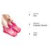 Portable Hook-Type Foot Massage Shoes for Blood Circulation - Pink - Buy Online on GoSupps.com