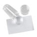 Tumotsite nail stamping |DIY transparent nail silicone stamps easy to clean nail art tools compatible for all nail sizes with nail stamping and scrapers