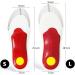 Arch Support Orthopedic Insoles Insoles for Men and Women Shock Absorption Comfortable Insoles Shoe Inserts Insoles for Flat Feet Feet Pain Plantar Fasciitis Insoles Over Pronation (Small) - Buy Online on GoSupps.com