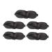 Healvian 5Pcs 3D Stereo Goggles Light Blocking eyemasks Adjustable Eye Cover Lightweight Eye Masks Eye Patch for Sleeping Night time Eye Cover 3D Sleep Cover Pillow Sleepy Eyes Child Cotton Black 1 Count (Pack of 1)