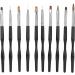 Easy To Carry Strong Toughness 10pcs Reliable And Durable To Use Nail Art Dotting Pen Nail Art Pen for Nail Salon Professional Manicurist - Buy Online on GoSupps.com