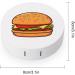 Portable Cute Hamburger Contact Lens Travel Kit with Mirror - Perfect for Daily Outdoor Use - Buy Online on GoSupps.com