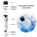 AmElegant Facial Hair Removal for Women - Painless Nose Hair Trimmer - Rechargeable Waterproof Hair Remover for Peach Fuzz, Chin, Upper Lip, Mustaches, and Legs - Portable 2-in-1 White - Buy Online on GoSupps.com