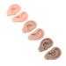 Artificial Ear Model Soft Flexible 3 Pairs Reusable Silicone Human Ear Model for Home
