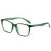 ANRRI Blue Light Blocking Glasses Anti Eyestrain Lens Lightweight Frame Eyeglasses Clear Green Men/Women