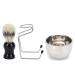 Premium 3-in-1 Shaving Brush Set for Men | Complete Wet Shaving Kit with Razor Stand & Brush - Ideal Gift - Buy Online on GoSupps.com