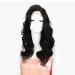SHIYID Lace Front Wig Synthetic Loose Wave Long Side Part Wigs For Black Women Heat Resistant African American Hair