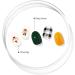 Ohora Semi Cured Gel Nail Strips (N Dear. Santa) - Salon-Quality, Long Lasting, Easy to Apply & Remove - Works with UV Nail Lamps - Includes Prep Pads, File, & Wooden Stick - Buy Online on GoSupps.com