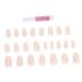 VINTORKY 1 Set Nail Patch Fake Nails Decor Nail Decals Nails for Women Fake Nail Tips Full Cover Nails Glue on Nails Short Nail Art Patches Nail Art Stickers Nail Piece Manicure X4 Plastic