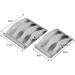 Stainless Steel Toothbrush Holder - 3 Holes for Razor & Electric Toothbrush Heads | Durable & Stylish Bathroom Accessory - Buy Online on GoSupps.com