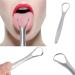 BOSOIRSOU Stainless Steel Tongue Cleaner Set - 6pcs Portable Tongue Scrapers for Adults & Kids Oral Care - Buy Online on GoSupps.com