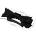 Limtula Delicate Ribbon -Style Claw Clip Hair Clip Sweet Girls y -Style Large Ribbon Balletcore Black on black - Buy Online on GoSupps.com