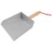 Small Metal Dustpan Stainless Steel Dustpan Heavy Duty Short Handle Dustpan Mini Desktop Dustpan Kitchen Pan with Wood Handle for for Floor Sofa Desk Cleaning dustpan
