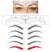 CHOOSE-IT Brow Stamp Tool Stencils 5 Shapes Disposable Adhesive Eyebrow Template 50Pcs - Buy Online on GoSupps.com