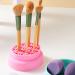 PATKAW Makeup Brush Cleaner Bowl Silicone Makeup Brush Cleaner Mat Scrubber with Brush Drying Holder Cosmetic Cleaning Tool Organizer for Powder Puffs Sponges - Buy Online on GoSupps.com