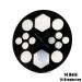 14-Hole Makeup Brush Holder Tree - Collapsible Acrylic Organizer for Air Drying - Black Cosmetics Stand - Buy Online on GoSupps.com