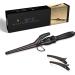 Hair Curling Wand - 1.5" Tapered Ceramic Iron Adjustable Temp Instant Heat Auto Shut Off & Clips | International Shipping - Buy Online on GoSupps.com