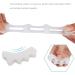 Dr. Pedi Silicone Toe Separator 10 Pieces - Toe Corrector for Women & Men - Straighteners for Overlapping Toes - Hammer Toe Corrector - Yoga Feet Alignment - Clear - Buy Online on GoSupps.com