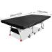 Parthan 110x59 PingPong Table Cover - Waterproof & Breathable Polyester - Indoor/Outdoor Protective Cover - Black - Buy Online on GoSupps.com