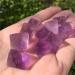 3 Pieces Natural Fluorite Crystal Rock Stone Stone Raw Specimen Quartz Crystal Aquarium Decoration Can be Used for Home Office Decoration - Buy Online on GoSupps.com