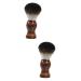 Magiclulu 2st Bart cleaning brush cloverlatt stirring tool Christmas candles rings styling beard-beard men beard brush shaving brushes beauty-tools man bambus