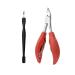 Stainless Steel 3cr Multifunctional Manicure Nail Clippers Nail Groove Pliers Fat Head Bent Nose plier Toe Nail Clipper Manicure Cuticle Nipper Hongse+sipicha