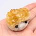 1pc 4cm-6cm Natural Mini Sized Citrine Hedgehog Crystal Stone Gift for Decoration Suitable for Home Crystals Stone Mineral Specimen - Buy Online on GoSupps.com