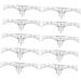Mikinona Scale Ruler 10pcs Set Makeup Ruler Microblading Eyebrow Ruler Eyebrow Guide Measure Tool Stickers Make up Makeup Gadgets - Buy Online on GoSupps.com