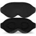 Comfortable Eye Mask for Sleeping | Soft Reliable Light Blocking for Men & Women | Black Sleep Mask - Buy Online on GoSupps.com