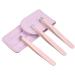 HQDeal 3-Piece Tweezers Set - Professional Stainless Steel Eyebrow Tweezers with Leather Bag | Precision Face & Hair Remover | Pink - Buy Online on GoSupps.com