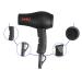 Mini Travel Hair Dryer for RV - 1000W Ceramic Ionic Blow Dryer with Concentrator | Black Portable Hair Dryer for Kids - Buy Online on GoSupps.com