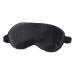 Colcolo Silk Sleep Patch Blindfolds Eye Cover Pure Silk Cold Compress Double Sided Eye Patch Black
