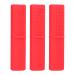 Baby Teething Toy Bite Resistant Dishwasher Safe BPA Free Teething Ring Chew Toy Autism Hot Gum Massage (Red)