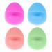 Silicone Face Cleansing Brush Massager - Exfoliator Scrubber Tool in Sky Blue | Manual Face Washing Solution - Buy Online on GoSupps.com