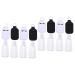 Didiseaon 8 Sets Neoprene Keychain Travel Hand Soap Keychain Travel Bottle Liquid Keychain Lip Balm Pouch Keychain Carrier Liquid Lipstick Empty Lotion Bottles Flip Perfume White With Cover
