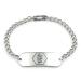 Medical ID Bracelet IDB-11SH - with Sister Hook Clasp - Stainless Steel - Personalized Engraving - Customized Bracelet Length - Child Youth or Adult