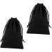 LIFKOME Hair Dryer Pouch Baggies Jewelry Pouches Draw Bags Blow Dryer Bag M Black 18*23cmx2pcs Blackx2pcs - Buy Online on GoSupps.com