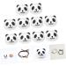 NUOBESTY 40 Pcs Panda Head Accessories Spacer Beads Animal Head Bead Craft Making Beads Perforation Supplies - Buy Online on GoSupps.com
