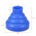 Collapsible Travel Hair Dryer Diffuser | Silicone Heat-Resistant Wavy Hair Styling Tool - Blue - Buy Online on GoSupps.com