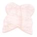 NOLITOY Rose Quartz Massage Butterfly Board Facial Sculpting Tool Guasha Stone for Face Gua Sha Facial Tools Rose Quartz Scraping Board Facial Tools for Skin Care Gua Stone Pink Crystal 8.50X7.00X0.20CM Pink